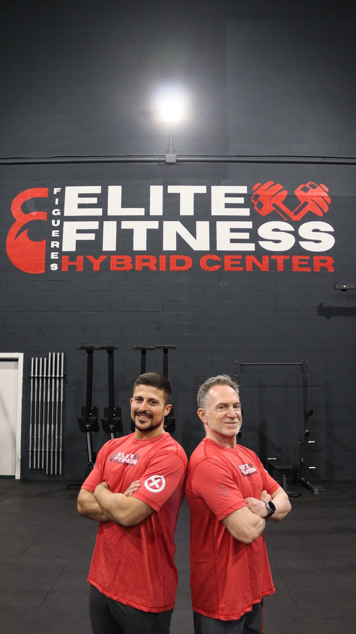 Abraham y Cesc — Equipo del Hybrid Center Figueres